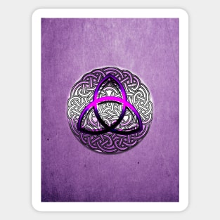 Purple triquetra Sticker